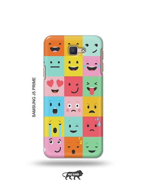 tweakymod designer printed hard case | emojies back cover compatible with samsung j5 prime - 19079584 - Very Small Image - 1