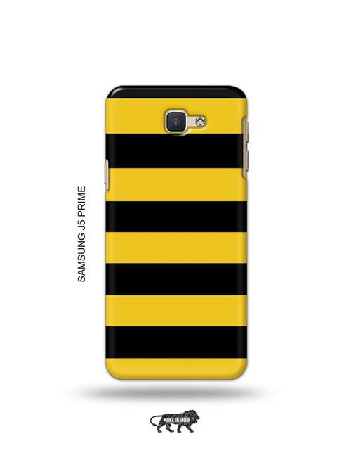 tweakymod designer printed hard case | yellow strips back cover compatible with samsung j5 prime - 19079587 - Very Small Image - 1
