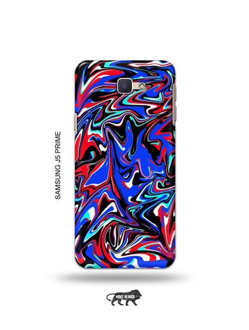 tweakymod designer printed hard case | messy colour black back cover compatible with samsung j5 prime - 19079620 - Very Small Image - 1