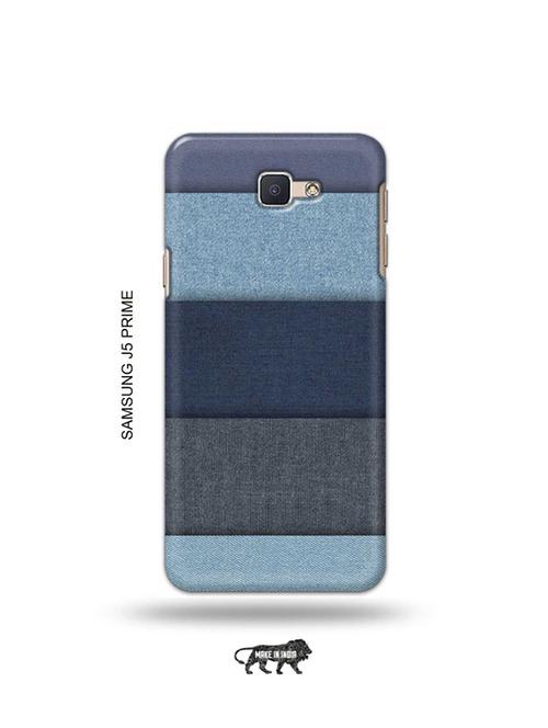 tweakymod designer printed hard case | blue pattern back cover compatible with samsung j5 prime - 19079645 - Very Small Image - 1