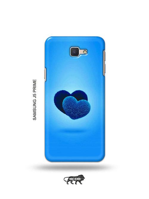 tweakymod designer printed hard case | blue hearts back cover compatible with samsung j5 prime - 19079675 - Very Small Image - 1