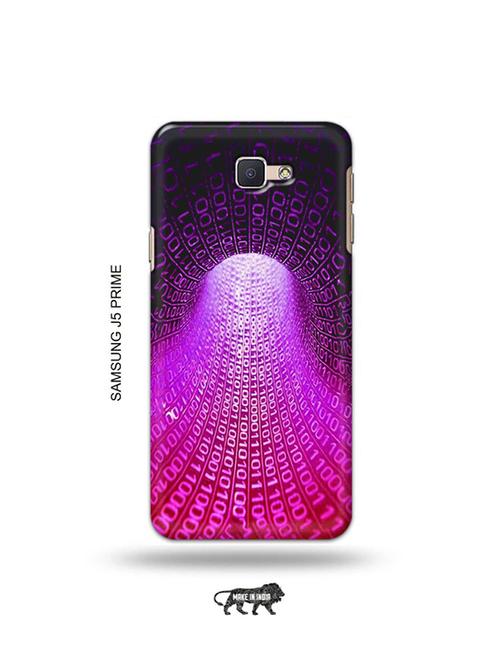 tweakymod designer printed hard case | data flow back cover compatible with samsung j5 prime - 19079734 - Very Small Image - 1