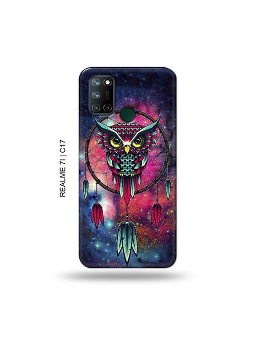 tweakymod designer printed hard case | owl dream catcher back cover compatible with realme 7i, realme c17 - 19079753 - Very Small Image - 1