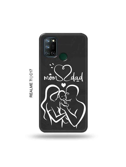 tweakymod designer printed hard case | mom dad back cover compatible with realme 7i, realme c17 - 19079767 - Very Small Image - 1