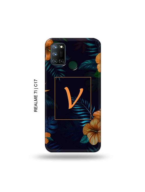 tweakymod designer printed hard case | floral q back cover compatible with realme 7i, realme c17 - 19079844 - Very Small Image - 1
