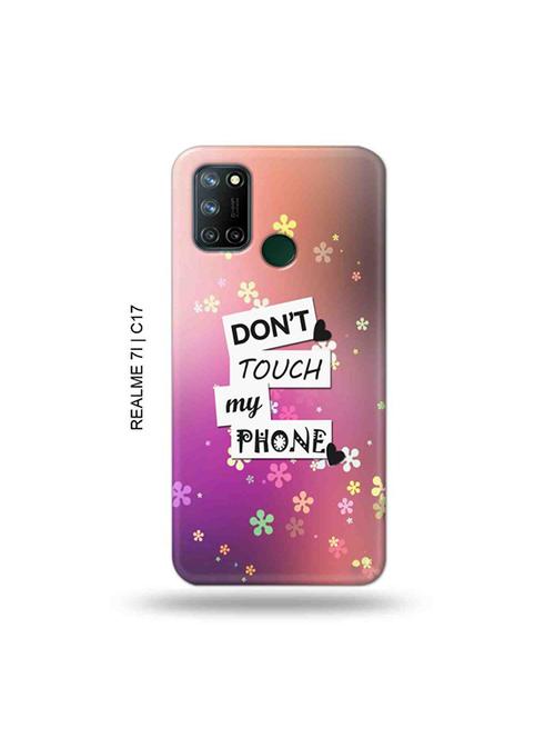 tweakymod designer printed hard case | floral y back cover compatible with realme 7i, realme c17 - 19079849 - Very Small Image - 1