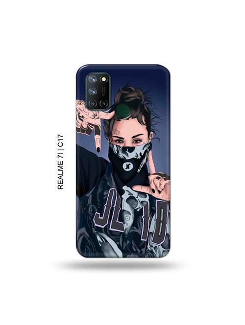 tweakymod designer printed hard case | funky girl back cover compatible with realme 7i, realme c17 - 19079859 - Very Small Image - 1
