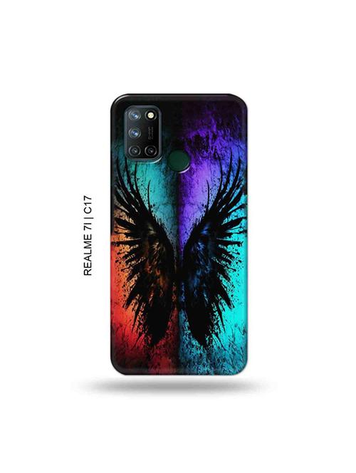 tweakymod designer printed hard case | coulrful butterfly back cover compatible with realme 7i, realme c17 - 19079876 - Very Small Image - 1
