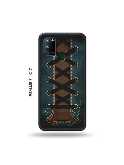 tweakymod designer printed hard case | shoe lace back cover compatible with realme 7i, realme c17 - 19079879 - Very Small Image - 1