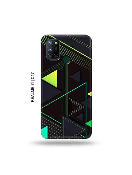 tweakymod designer printed hard case | triangular design back cover compatible with realme 7i, realme c17 - 19079894 - Very Small Image - 1