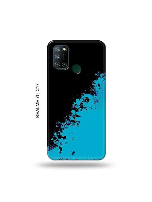 tweakymod designer printed hard case | blue black back cover compatible with realme 7i, realme c17 - 19079904 - Very Small Image - 1