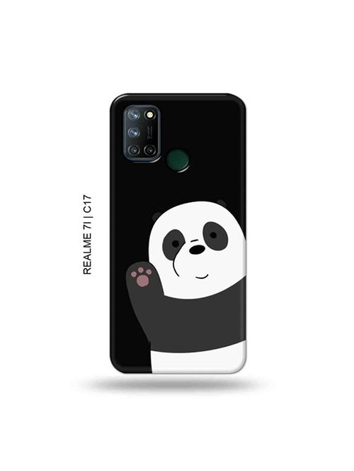 tweakymod designer printed hard case | hello panda back cover compatible with realme 7i, realme c17 - 19079930 - Very Small Image - 1