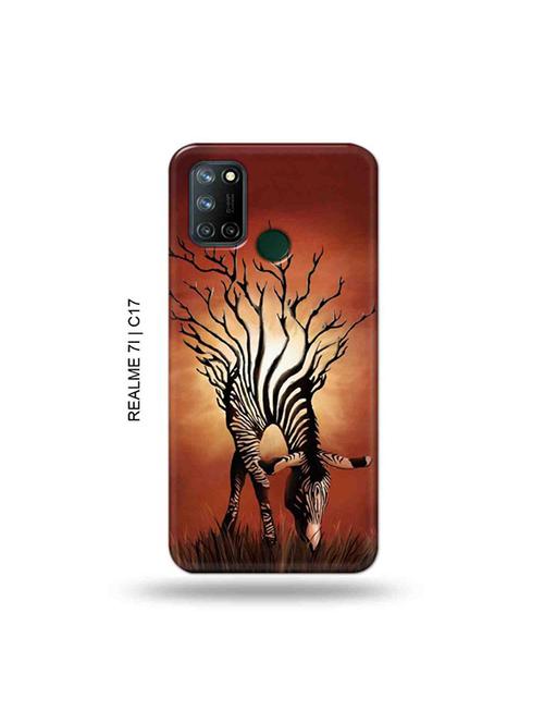 tweakymod designer printed hard case | zebra back cover compatible with realme 7i, realme c17 - 19079940 - Very Small Image - 1