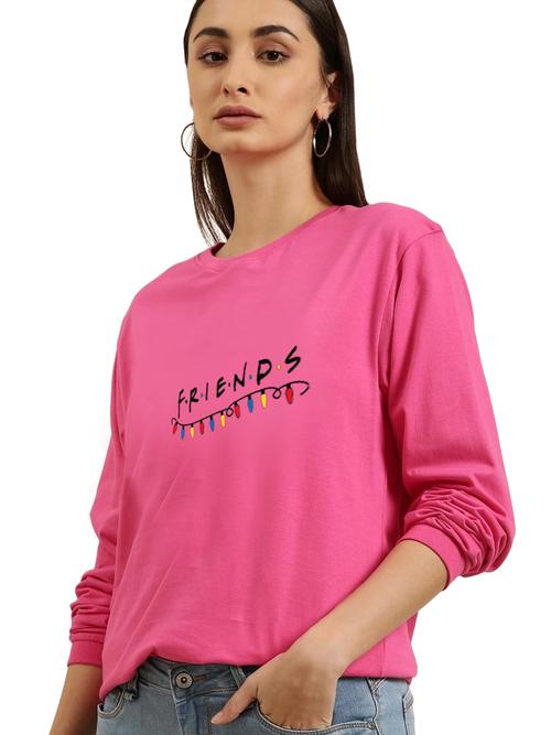 trendy fabulous women long sleeve oversized t-shirts - 19081117 - Very Small Image - 1