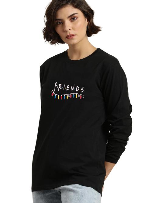 trendy fabulous women long sleeve oversized t-shirts - 19081121 - Very Small Image - 1
