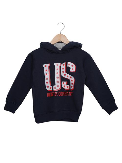 hooded neck printed sweatshirt - 19081772 - Very Small Image - 1