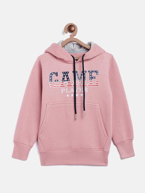 hooded neck printed sweatshirt - 19081786 - Very Small Image - 1