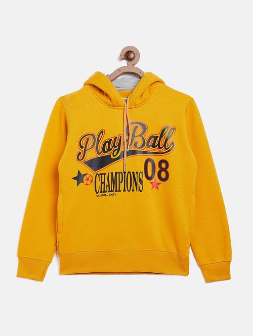 hooded neck printed sweatshirt - 19081788 - Very Small Image - 1