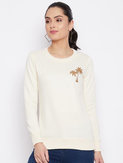 yellow coloured printed sweatshirt - 19082133 - Very Small Image - 1