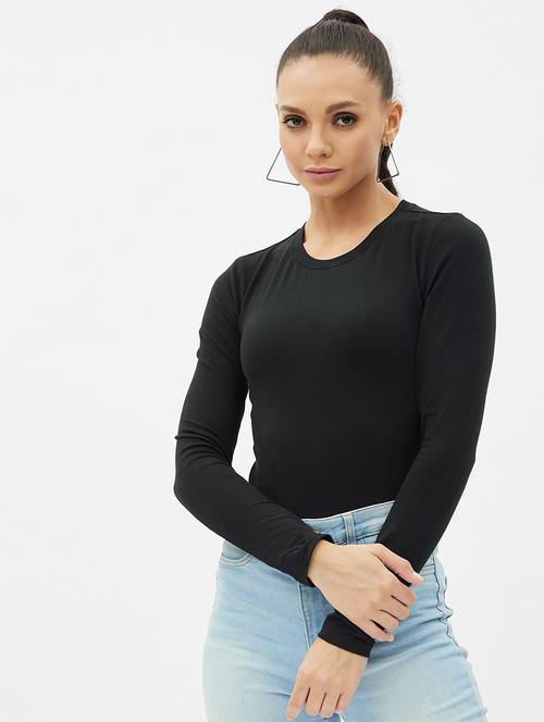 women's plain crew neck t-shirt - 19083692 - Very Small Image - 1