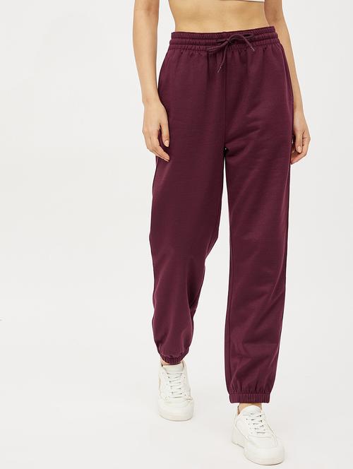 purple solid track pant - 19083787 - Very Small Image - 1