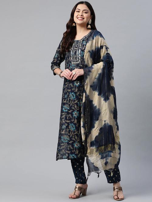 kurta pant dupatta set - 19083841 - Very Small Image - 1