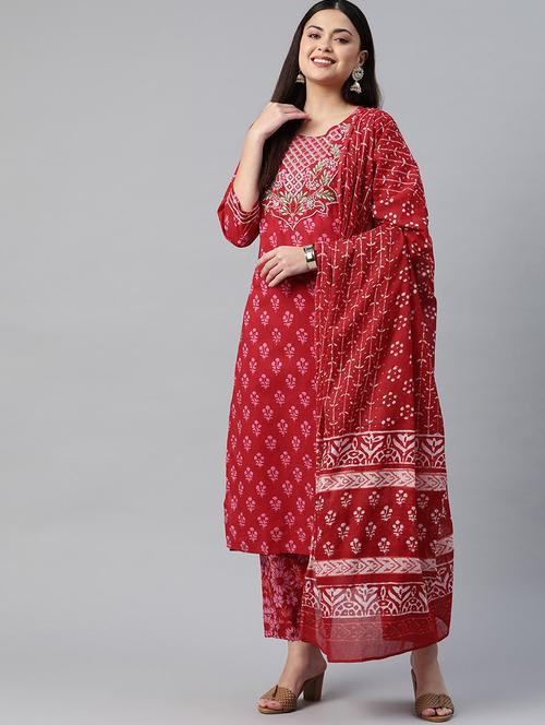 kurta pant dupatta set - 19083865 - Very Small Image - 1