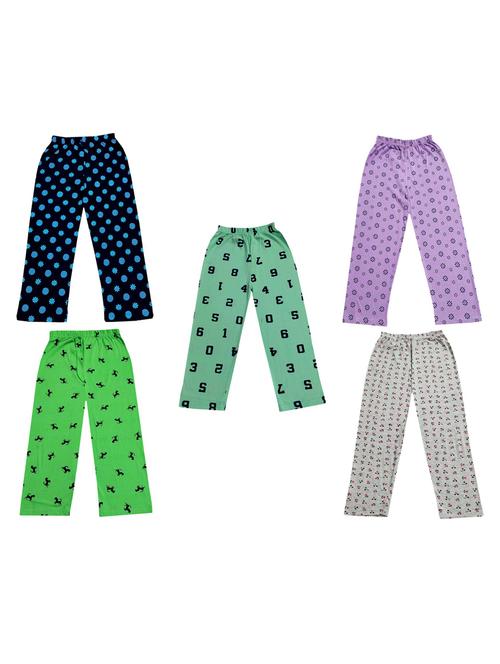 girls pack off 5 printed legging - 19084866 - Very Small Image - 1
