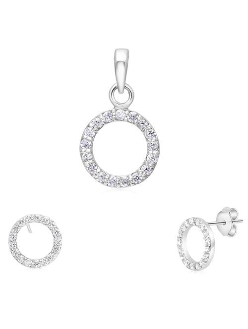 silver plated stone embellished pendant - 19085420 - Very Small Image - 1