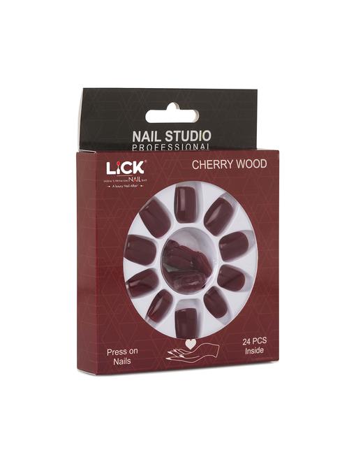 lick 24 pcs fake/false reusable acrylic press on nails - 19086933 - Very Small Image - 1