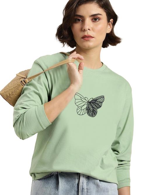 trendy latest women long sleeve oversized t-shirts - 19087683 - Very Small Image - 1