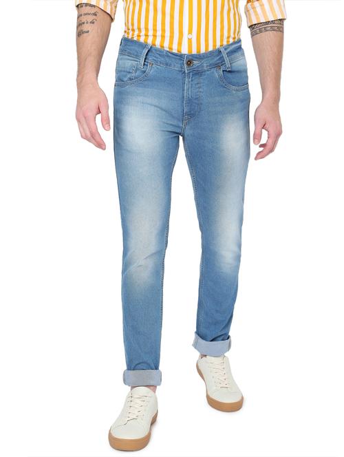 mid rise light washed jeans - 19087828 - Very Small Image - 1