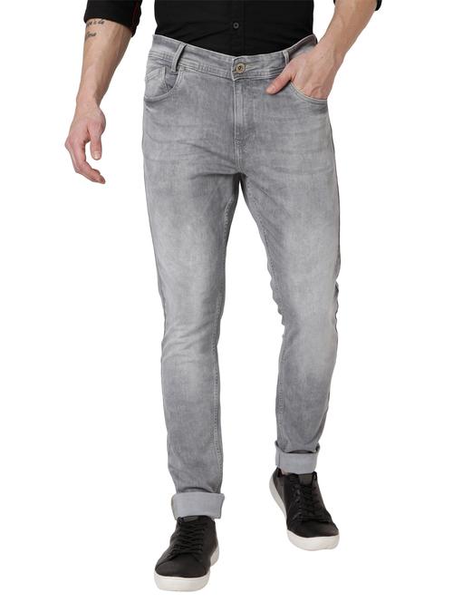 mens slim fit plain jeans - 19087926 - Very Small Image - 1