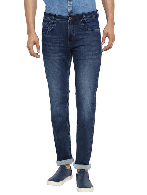mid rise light washed denim jean - 19087947 - Very Small Image - 1