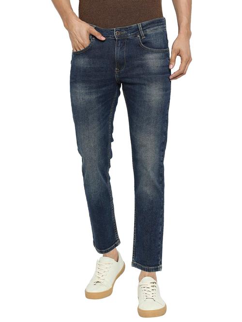 mid rise light washed denim jean - 19087955 - Very Small Image - 1
