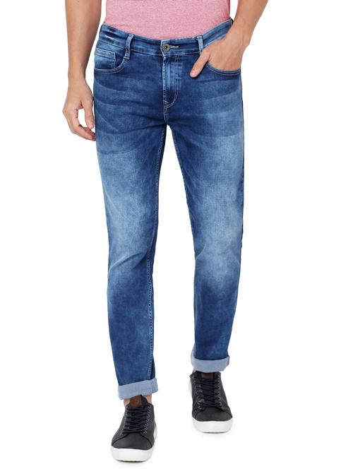 mid rise light washed denim jean - 19088019 - Very Small Image - 1
