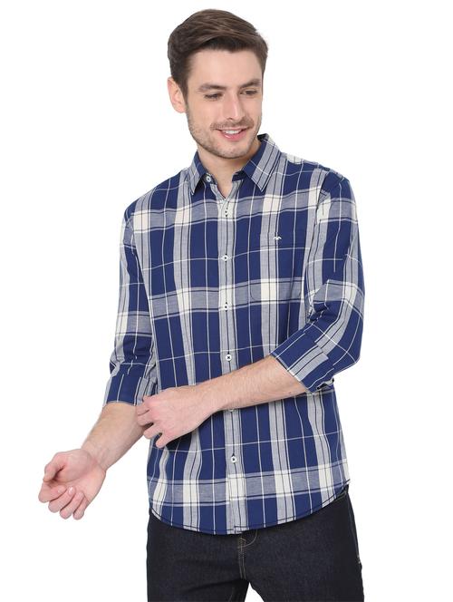 mens checks casual shirt - 19088070 - Very Small Image - 1