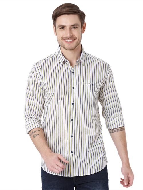 white cotton casual shirt - 19088098 - Very Small Image - 1