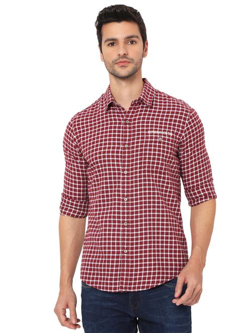 checkered long sleeve shirt - 19088151 - Very Small Image - 1