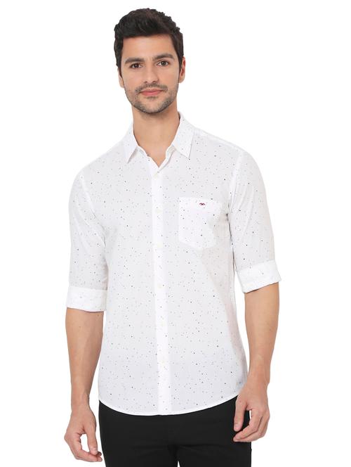 white cotton casual shirt - 19088167 - Very Small Image - 1