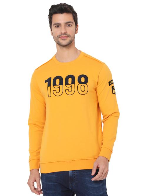 yellow cotton sweatshirt - 19088258 - Very Small Image - 1