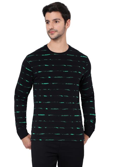 black cotton sweatshirt - 19088263 - Very Small Image - 1