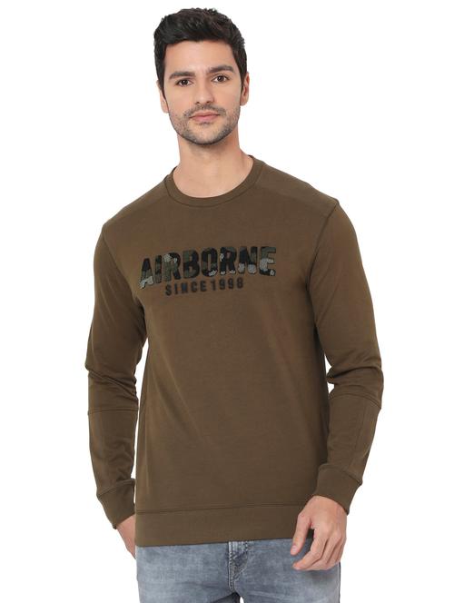 green cotton sweatshirt - 19088268 - Very Small Image - 1