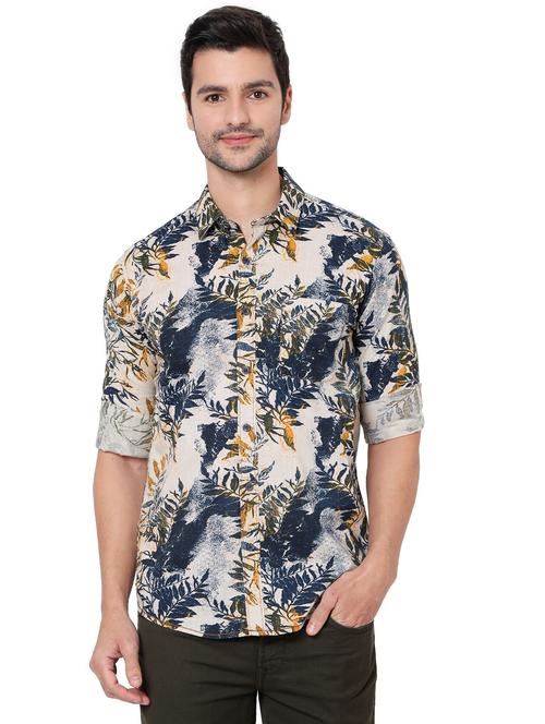 printed full sleeve casual shirt - 19088313 - Very Small Image - 1
