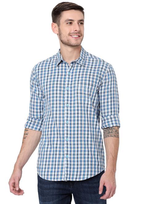 white cotton casual shirt - 19088399 - Very Small Image - 1