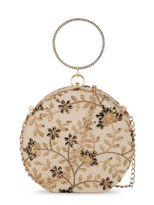 embroidery faux silk box clutch - 19088632 - Very Small Image - 1