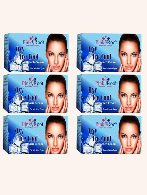 oxy ice cool bleach cream 50gm, pack of 6 - 19089943 - Very Small Image - 1