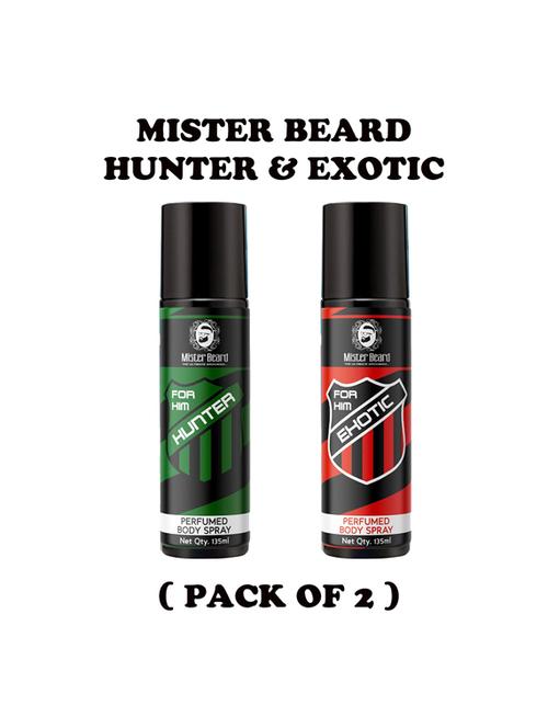 hunter & exotic perfumed body spray, pack of 2 - 19090067 - Very Small Image - 1