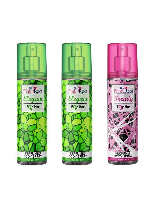 elegant & trendy perfumed body spray for women, pack of 3 - 19090096 - Very Small Image - 1