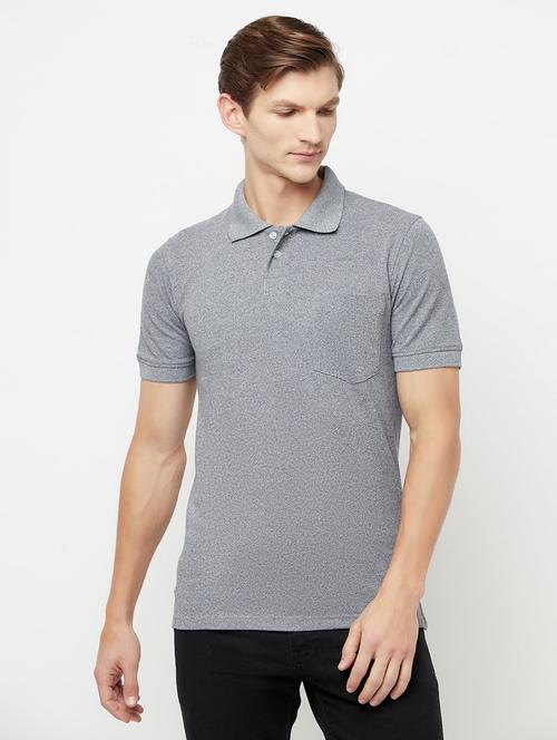 polo neck solid regular t-shirt - 19090186 - Very Small Image - 1